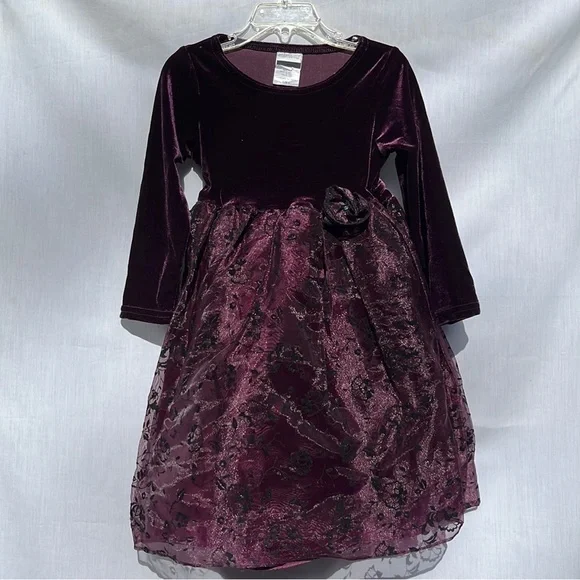 Perfectly Dressed | Dresses | Girls Purple Plum Perfectly Dressed Long  Sleeve Holiday Formal Dress Size 4 | Poshmark